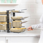 Adjustable 8-Tier Pan Rack Pot Organiser alternate 1