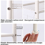 3-Tier Over Washing Machine Storage Rack - White alternate 3