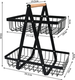 2-Tier Fruit Basket Stand alternate 3
