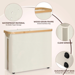 Toilet Paper Storage Basket Holds 12 Rolls - White alternate 3