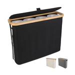 Toilet Paper Storage Basket Holds 12 Rolls - Black