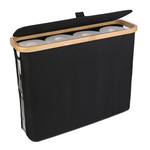 Toilet Paper Storage Basket Holds 12 Rolls - Black alternate 8