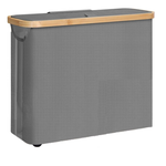 Toilet Paper Storage Basket Holds 12 Rolls - Grey alternate 8