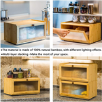 Bamboo Bread Box for Kitchen Countertop Storage alternate 1