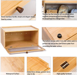 Bamboo Bread Box for Kitchen Countertop Storage alternate 5