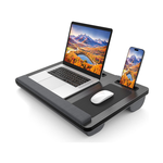 Portable Oversized Lap Desk with Cushion - Black