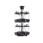 Rotating Spice Rack with 12 Glass Jars alternate 6