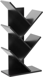 5-Tier Tree Bookshelf Storage Rack - Black alternate 8
