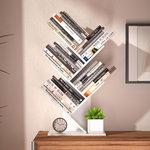 5-Tier Tree Bookshelf Storage Rack - White alternate 4