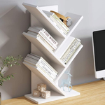 5-Tier Tree Bookshelf Storage Rack - White alternate 8