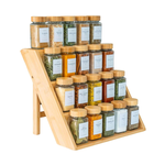 3 Tier Bamboo Spice Rack Countertop Organiser
