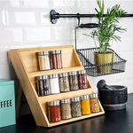 3 Tier Bamboo Spice Rack Countertop Organiser alternate 4