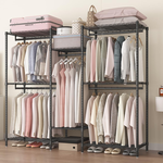 Heavy Duty Clothing Garment Rack with Shelves alternate 2