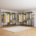 Heavy Duty Clothing Garment Rack with Shelves alternate 7