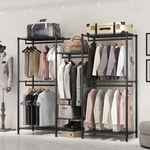 Heavy Duty Clothing Garment Rack with Shelves alternate 8