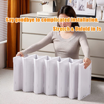6-Tier Stackable Shoe Storage Box with Clear Door alternate 3