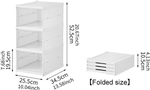 3-Tier Stackable Shoe Storage Box with Clear Door alternate 1