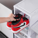 3-Tier Stackable Shoe Storage Box with Clear Door alternate 6