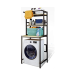 3-Tier Over Washing Machine Storage Rack - Black