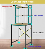 3-Tier Over Washing Machine Storage Rack - Black alternate 5