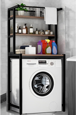 3-Tier Over Washing Machine Storage Rack - Black alternate 7
