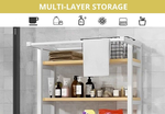 3-Tier Over Washing Machine Storage Rack - White alternate 3
