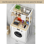 3-Tier Over Washing Machine Storage Rack - White alternate 6