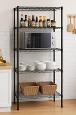 5 Tier Adjustable Metal Storage Shelves Wire Rack alternate 1