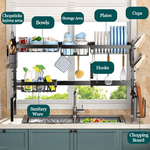 Adjustable Over Sink Dish Drying Rack alternate 1