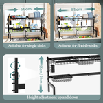 Adjustable Over Sink Dish Drying Rack alternate 4