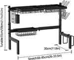 Adjustable Over Sink Dish Drying Rack alternate 7