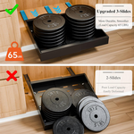 2-Pack Pull Out Cabinet Organizer - Black alternate 5