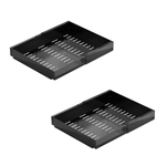 2-Pack Pull Out Cabinet Organizer - Black alternate 8