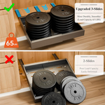 2-Pack Pull Out Cabinet Organizer - Grey alternate 5