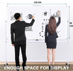 Double Sided Magnetic Whiteboard with Wheels alternate 8