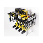 2-Tier Power Tool Rack Organizer Wall Mount