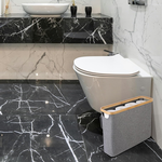 2-Pack Toilet Paper Storage Basket - Grey alternate 1