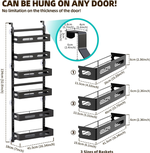 6 Tier Over Door Pantry Organiser alternate 1
