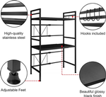3-Tier Microwave Oven Rack - Black alternate 3