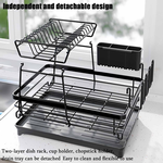 2-Tier Dish Drying Rack alternate 5