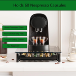 Coffee Pod Holder Drawer with Tempered Glass Top alternate 2