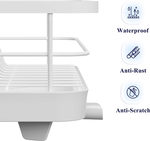 Dish Drying Rack for Kitchen Counter - White alternate 3