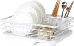 Dish Drying Rack for Kitchen Counter - White alternate 8