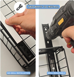 2 Pack Pull-out Cabinet Organiser Drawers - Black alternate 5