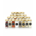 24 Glass Spice Jars with Bamboo Lids alternate 7