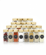 24 Glass Spice Jars with Bamboo Lids alternate 8