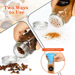 24 Glass Spice Jars with Metal Lids alternate 1