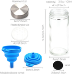 24 Glass Spice Jars with Metal Lids alternate 4