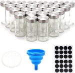 24 Glass Spice Jars with Metal Lids alternate 7