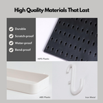 Modular Pegboard Wall Organiser Kit - 3 Panels alternate 6
